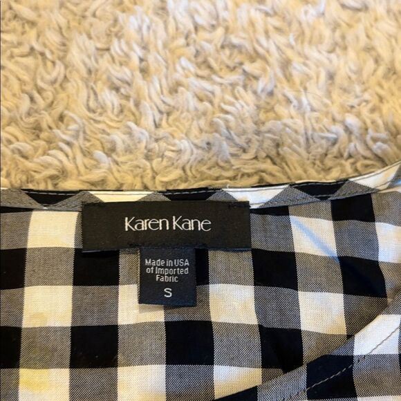 Black and White Checkered top - Picture 3 of 4